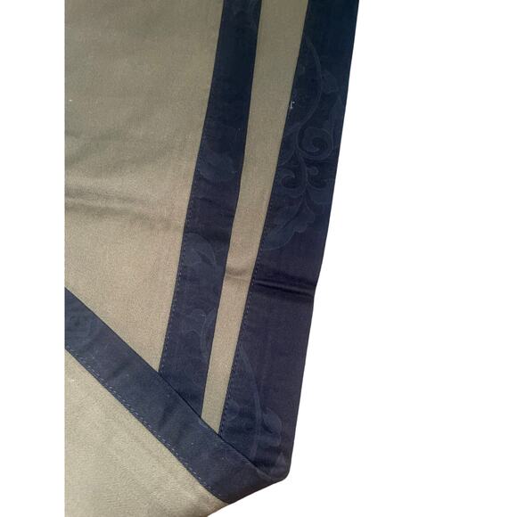 NWT CLOT Women’s Two toned Pants Sz M Green w/ Black Side Stripe - Picture 4 of 6